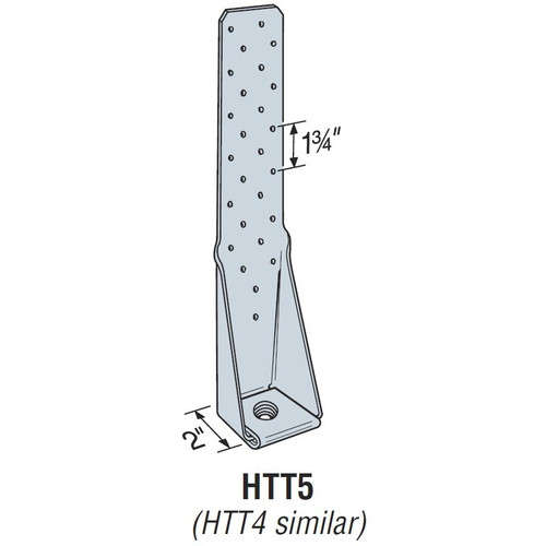 Simpson Strong Tie HTT5  16" Heavy Tension Tie Image 1