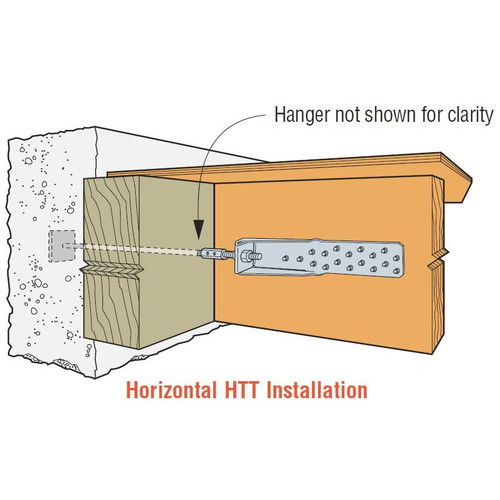 Simpson Strong Tie HTT5  16" Heavy Tension Tie Image 3
