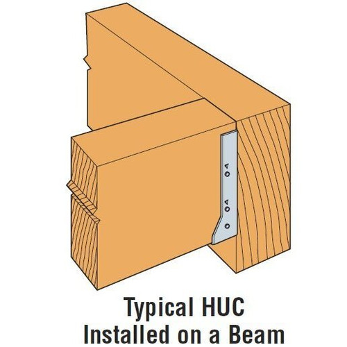 Simpson Strong Tie HUC414  4x14 Heavy Duty Joist Hanger Concealed/Reverse Flange Image 2