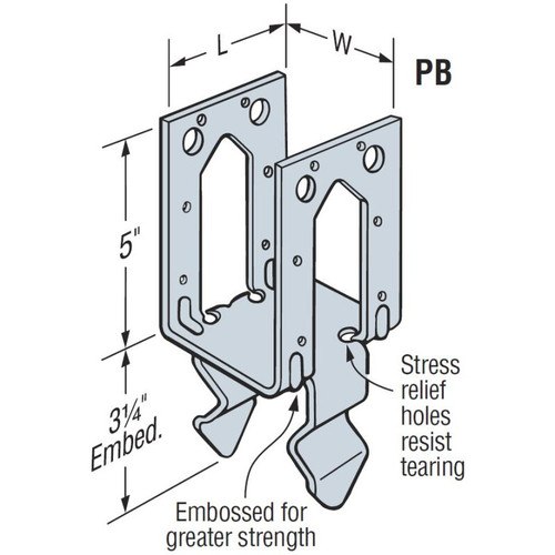 Simpson Strong Tie PB44  4 x 4 Post Base  Image 1