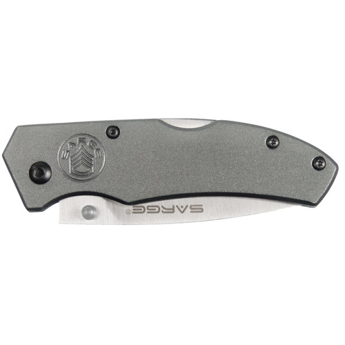 Sarge SK-301G  Gray Electro Lock Back Folder Knife Image 2