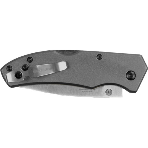 Sarge SK-301G  Gray Electro Lock Back Folder Knife Image 3