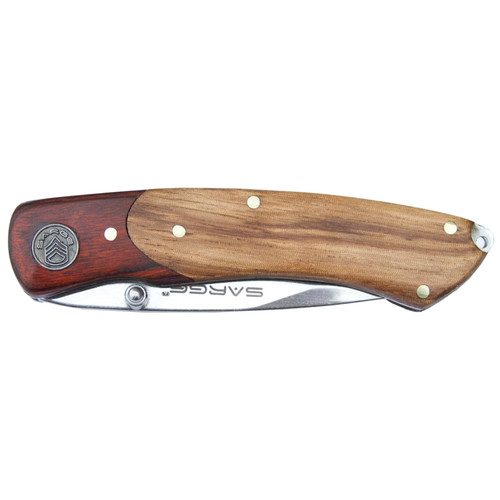 Sarge SK-66  Ranger Two Tone Wooden Liner Locking Knife 2.75" Blade Image 2