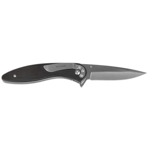 Sarge SK-820  Black Brushed Swift Assist Foldeing Knife 3.25" Blade Image 1
