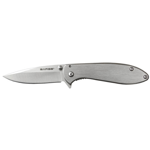 Sarge SK-822  Hawk - Chrome Swift Assist Folder Knife 3.125" Blade Image 0