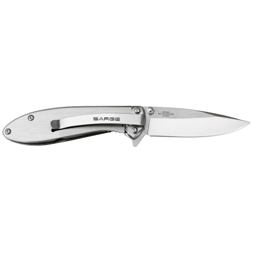 Sarge SK-822  Hawk - Chrome Swift Assist Folder Knife 3.125" Blade Image 1