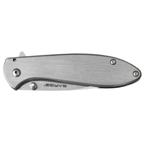 Sarge SK-822  Hawk - Chrome Swift Assist Folder Knife 3.125" Blade Image 2