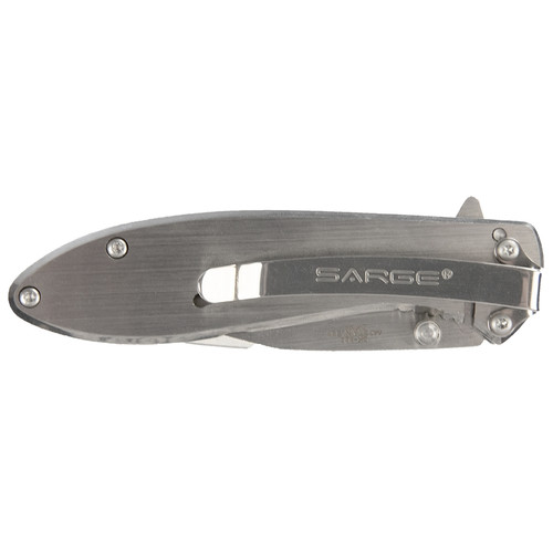 Sarge SK-822  Hawk - Chrome Swift Assist Folder Knife 3.125" Blade Image 3