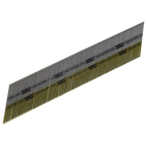 Senco DA23EPBN  2-1/4" Bright 15-Gauge Angled Finish Nails - 4000 per Package Image 0