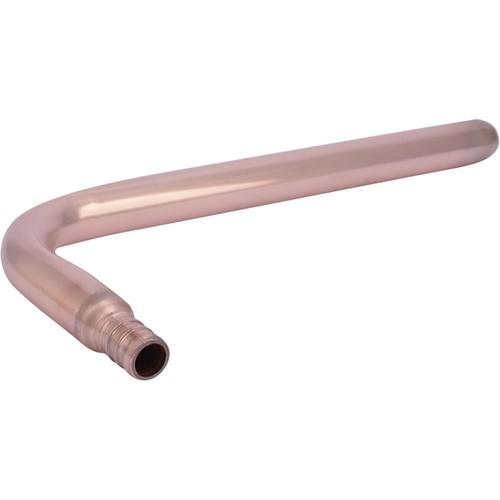 SharkBite 22791  1/2" x Closed End Brass Crimp or Clamp Copper Stub-Out Elbow (4" x 8") Image 0