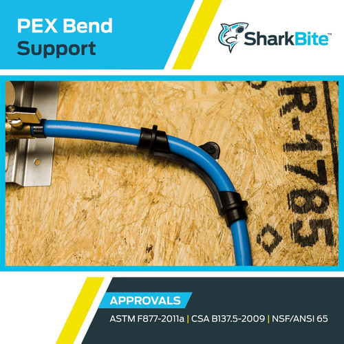 SharkBite 23050  1/2" PEX Bend Support with Bracket - Plastic Image 4