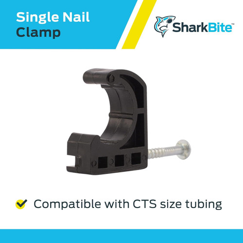 SharkBite 23220  1/2" PEX J-Hook Single Nail Clamps - 10 per Package Image 3