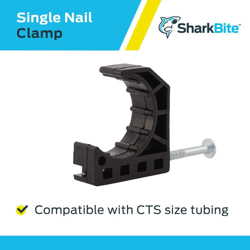 SharkBite 23221  3/4" PEX J-Hook Single Nail Clamps - 10 per Package Image 3