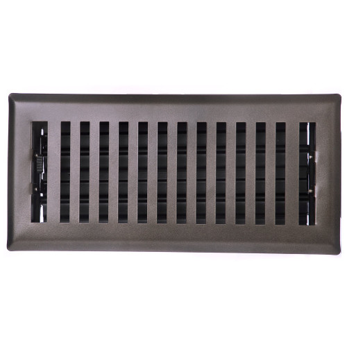 Sierra Grates CTP410-BRZ  4" x 10" Metallic Bronze Contemporary Floor Register Image 1