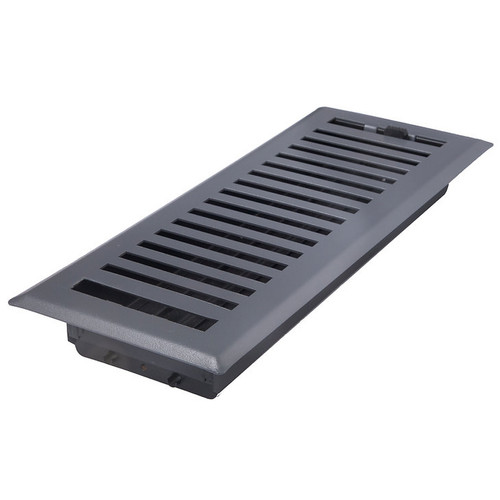 Sierra Grates CTP410-GRY 4" x 10" Granite Grey Contemporary Floor Register Image 0