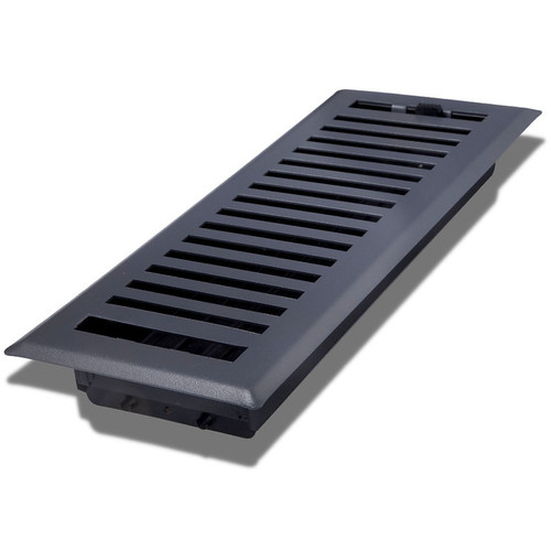 Sierra Grates CTP414-GRY  4" x 14" Granite Grey Contemporary Floor Register Image 0
