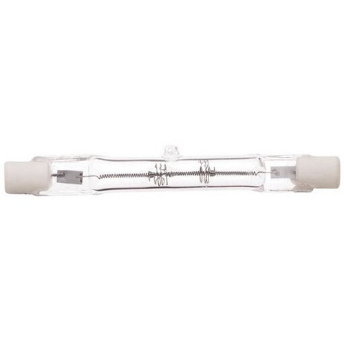 Satco S3481  150 Watt Double Ended T3 Short J-Type Clear Halogen Light Bulb Image 0