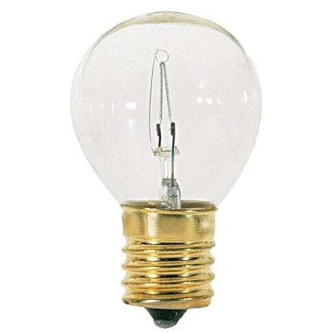 Satco S3729  40 Watt Clear S11 Hi-Intensity Light Bulb with E17 Intermediate Base Image 0