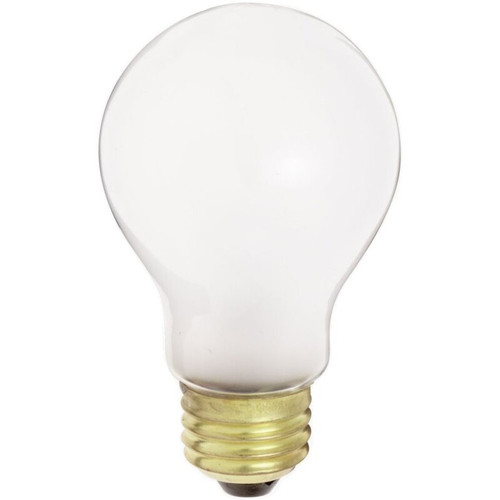 Satco S3950  25 Watt Frosted A19 Standard Household Light Bulbs - 2 per Package Image 0