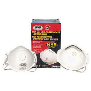 N95 Valved Particulate Respirator - 10 Masks Per Box (Priced Per Box) Image 0