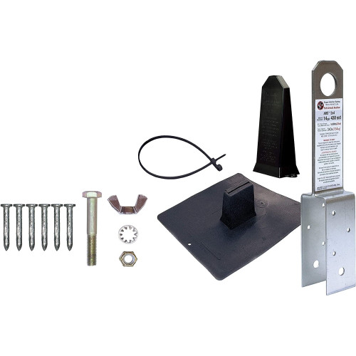 Super Anchor Safety 2830AR  Fall Anchor Permanent 2"x 4" Kit with Flashing Image 0