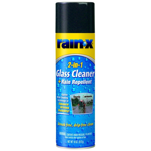 Rain-X 5080233  2-in-1 Foaming Glass Cleaner with Rain Repellent - 18 oz  Image 0