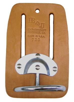 R & J Leathercraft 07395  Leather Hammer Holder with Swinging Cradle (739) Image 0