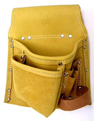 R & J Leathercraft 42311  5 Pocket Leather Pro Tool Pouch - Right Hand (423R) Image 0