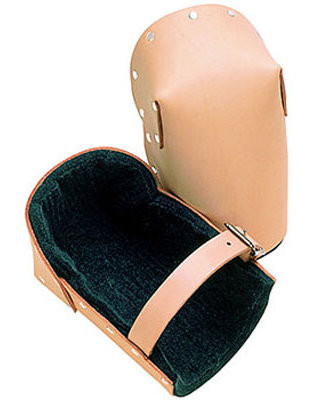 R & J Leathercraft 83091 Felt Lined Leather Knee Pads (309) Image 0