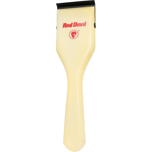 Red Devil 3050  2-1/2" Double-Edge Plastic Wood Scraper 2-1/2" (6.4 cm ) Blade Image 3