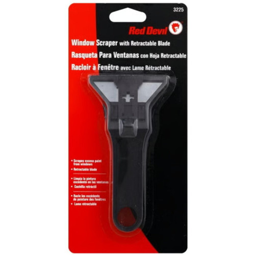 Red Devil 3225  Plastic Window Scraper Image 1