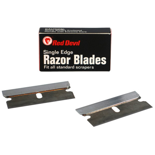 Red Devil 3271/0C  Single Edge Razor Blades - 5 Blades per Package Image 0