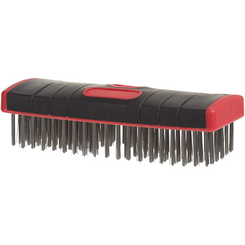 Red Devil 4166  7" Stainless Steel Wire Scrub Brush Image 0