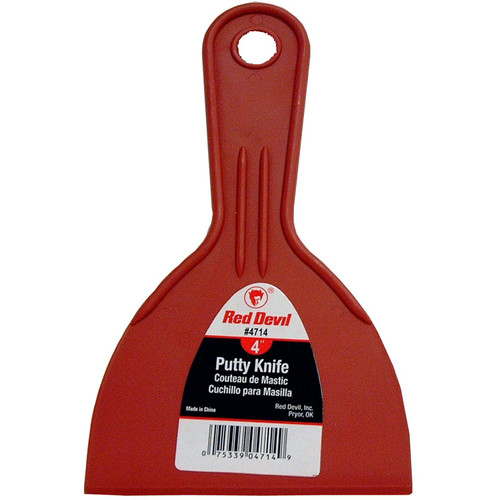 Red Devil 4714  Economy Series 4" Plastic Putty Knife Image 0