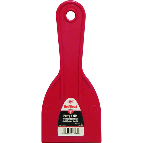 Red Devil 4718  3-Piece Economy Series Flex Plastic Putty Knives Set Image 2