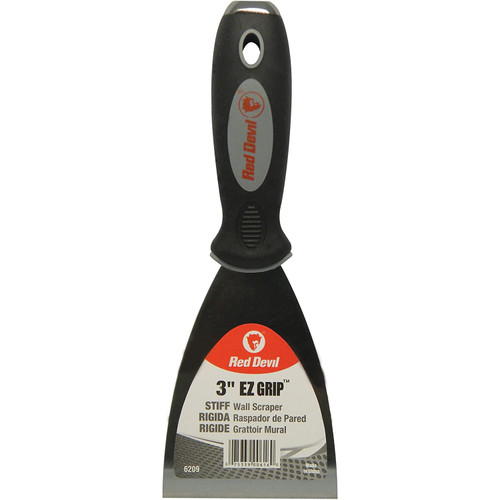 Red Devil 6209  EZ Grip Professional Series 3" Stiff Putty Knife Image 0