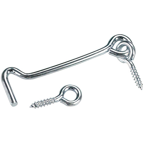 Richelieu 1395XR  3" Gate Hook and Eye - Steel with Zinc Finish - 2 per Package Image 0