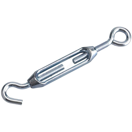 Richelieu 2025XB  5/16" x 9-3/8" Hook-Eye Turnbuckle Zinc Finish - 1 per Package Image 0