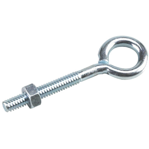 Richelieu 2108XBC  1/4" x 3" Eye Bolt with Nut Zinc Finish - 1 per Package Image 0