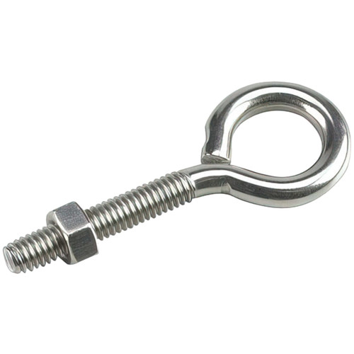 Richelieu 2112SSBC  5/16" x 3-1/4" Eye Bolt with Nut in Stainless Steel - 1 per Package Image 0