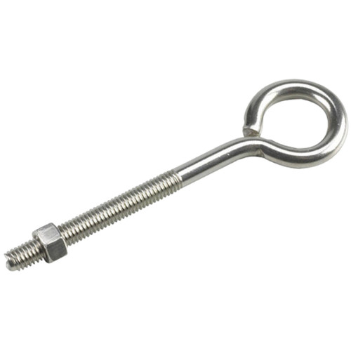 Richelieu 2119SSBC  3/8" x 6Eye Bolt with Nut in Stainless Steel - 1 per Package Image 0 Richelieu 2119SSBC  3/8" x 6Eye Bolt with Nut in Stainless Steel - 1 per Package Image 0