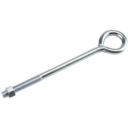 Richelieu 2129XBC  1/2" x 10" Eye Bolt with Nut Zinc Finish - 1 per Package Image 0