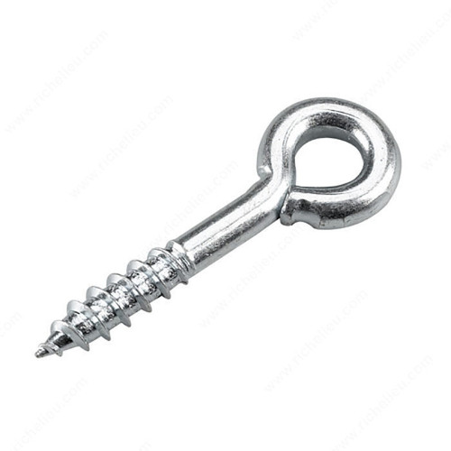 Richelieu 2514XR  7/32" x 2-3/8" Screw Eye with Zinc Finish - 3 per Package Image 0
