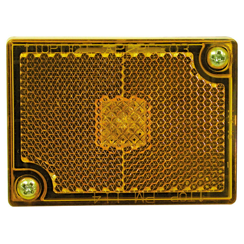Peterson V114A  Clearance/Sidemarker Light W/Reflex    Amber Image 0