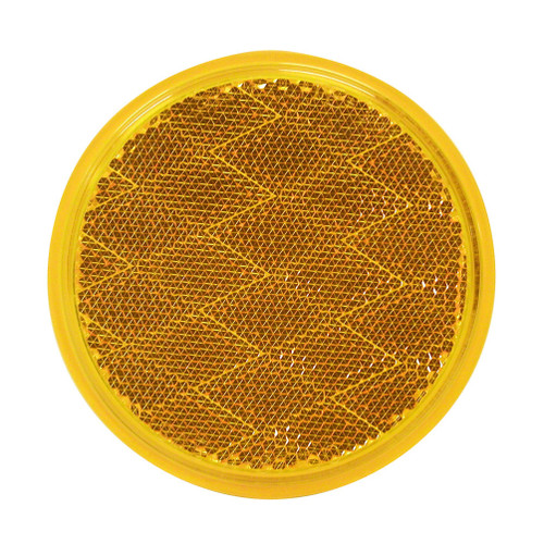 Peterson V475A  Reflector   Round Quick Mount   Amber   1 per pack. Image 0