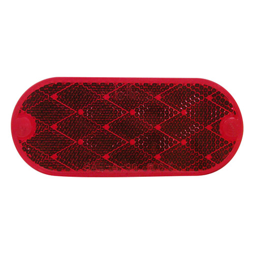 Peterson V480R  Reflector   Oblong Quick Mount   Red   2 Pk. Image 0