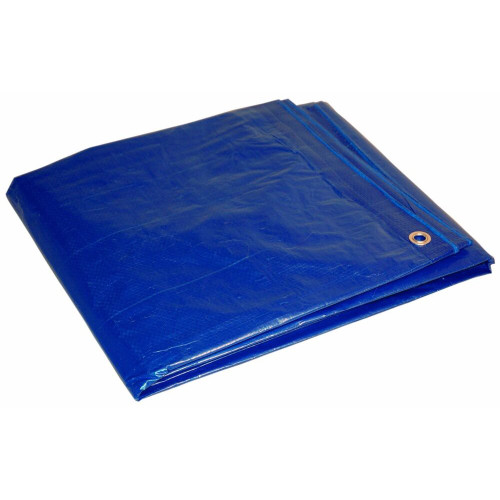 Dry Top 04060 Medium Duty Tarp, 40x60 Feet, Blue Image 0