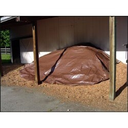 Dry Top 10810 Medium Duty Tarp, 8x10 Feet, Brown/Green Image 1