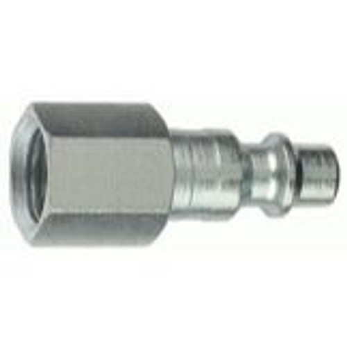Tru-Flate 12-235  1/4" Industrial / Milton Design ("I/M" Style) Air Line Quick Disconnect Coupler Plug with 1/4" NPT Female Thread Image 0 Tru-Flate 12-235  1/4" Industrial / Milton Design ("I/M" Style) Air Line Quick Disconnect Coupler Plug with 1/4" NPT Female Thread Image 0