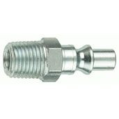 Tru-Flate 12-325  1/4" ARO Design ("A" Style) Air Line Quick Disconnect Coupler Plug with 1/4" NPT Male Thread Image 0